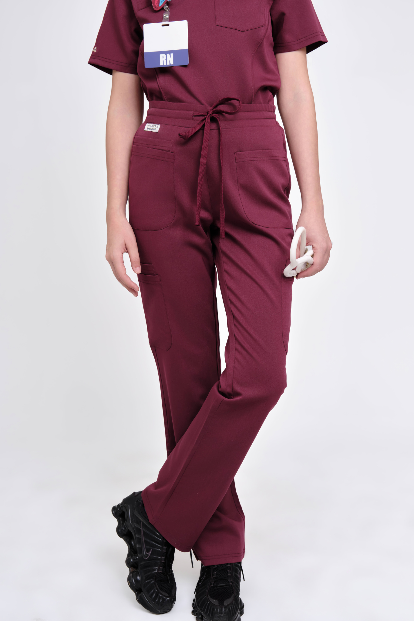 Nova Scrub Pants Burgundy